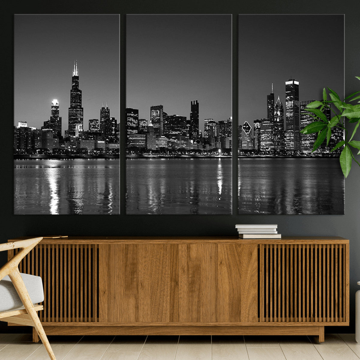 Chicago Wall Art Canvas Print