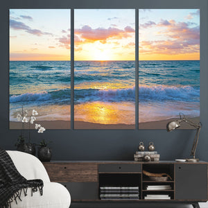 Coastal Wall Art - Vintage World Map Canvas Print with
