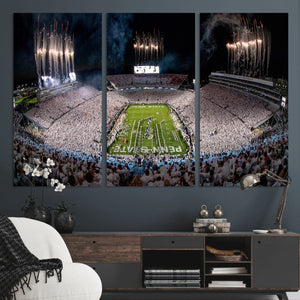 Penn Stadium Football Wall Art Canvas Print, Pennsylvania