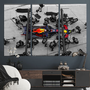 RedBull Formula 1 Canvas Wall Art Print