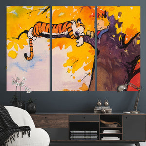 High-Quality Giclee Canvas Print – Framed Calvin Wall Art