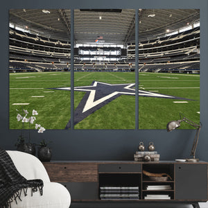Dallas Cowboys Football Team Print - Arlington AT&T Stadium