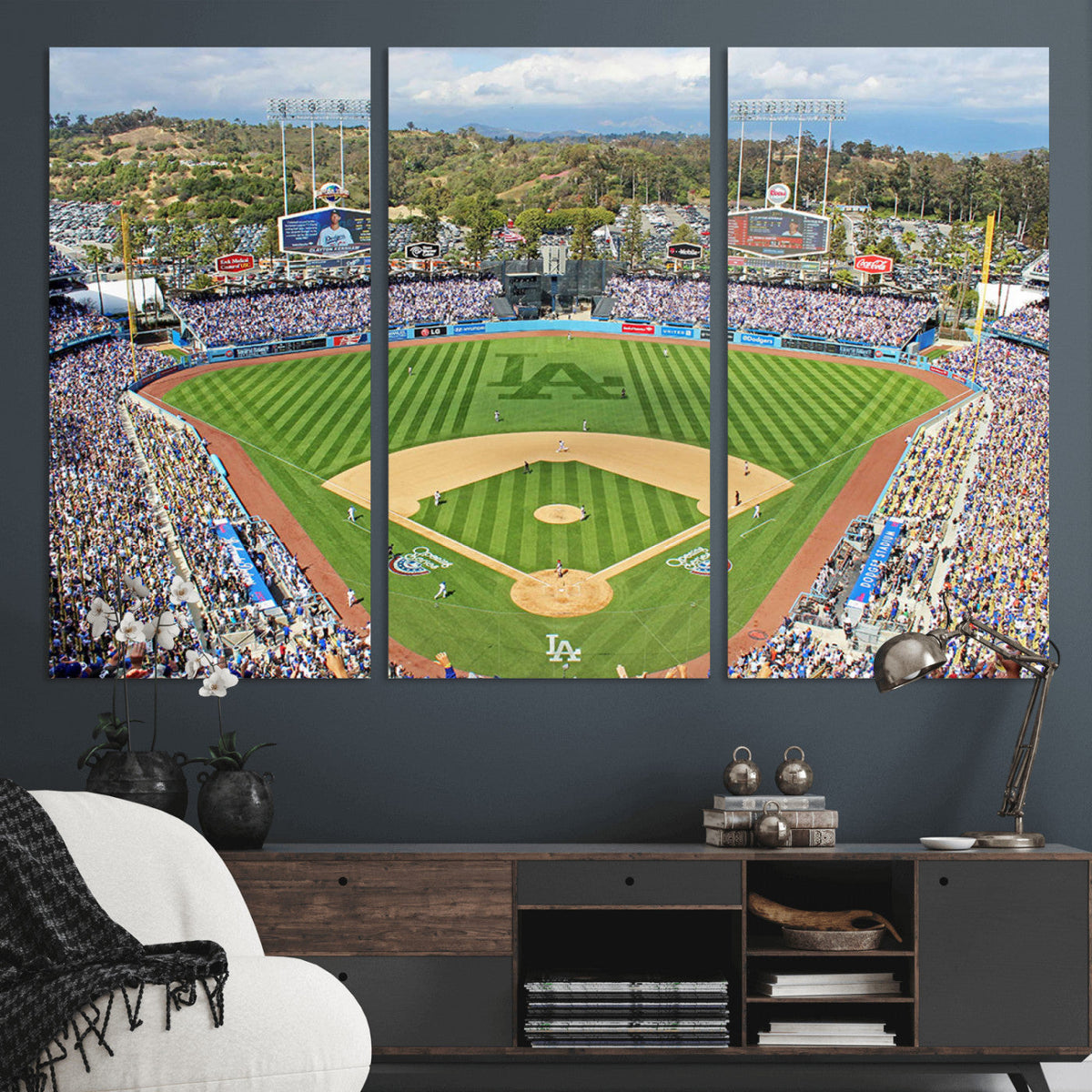 Citi Field Wall Art Print | 3-Panel New York Mets Baseball