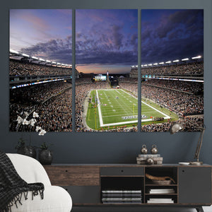 New England Patriots Football Team Print - Foxborough
