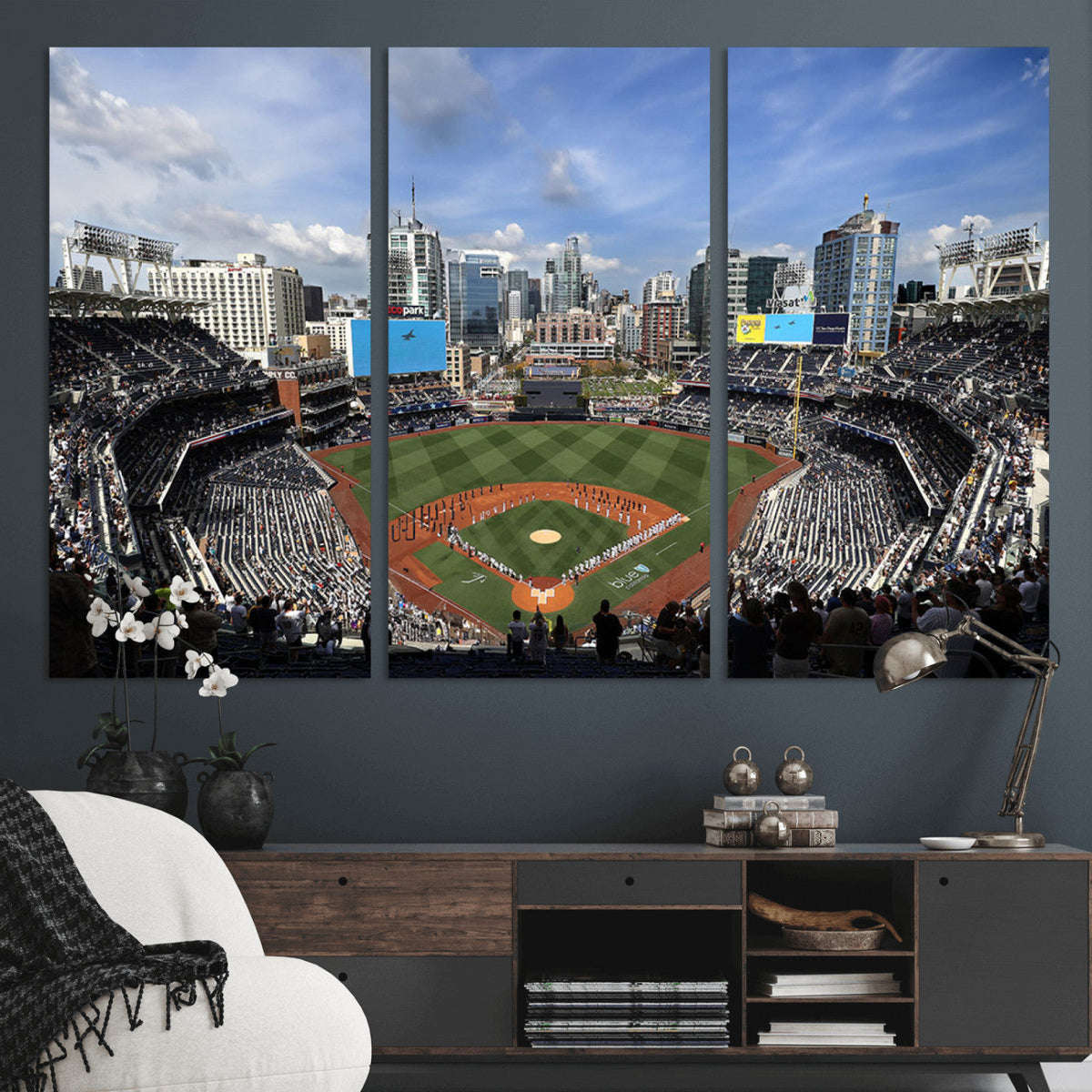 San Diego Padres Baseball Team Print - Petco Park Stadium