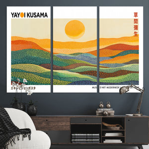 Framed Yayoi Kusama 1986 Wall Art Print – Japanese Wall Art