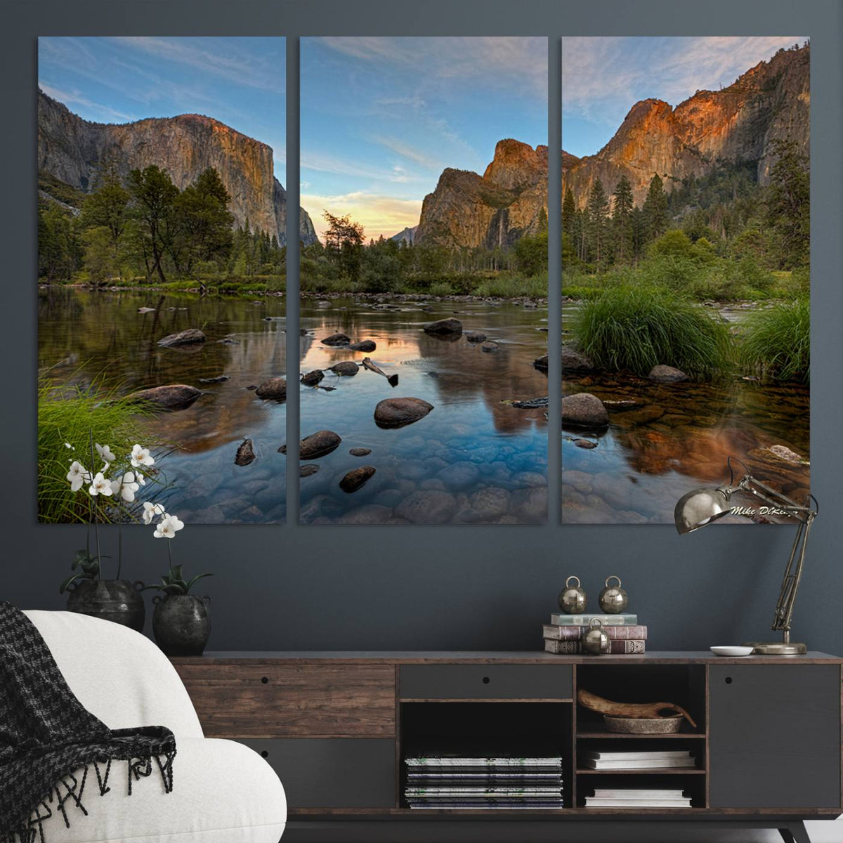 Yosemite Valley Wall Art Canvas Print – Framed El Capitan