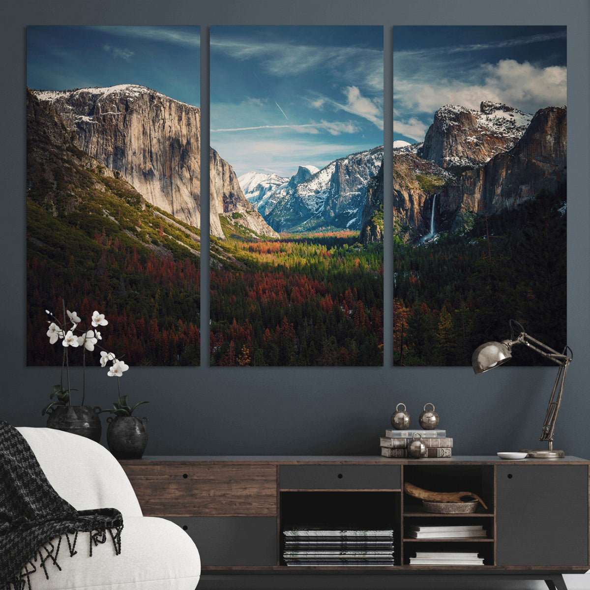 Yosemite National Park Wall Art Canvas Print – Framed