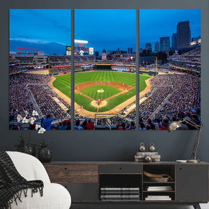 Target Field Stadium Wall Art Canvas Print – Minnesota Twins