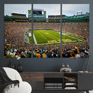 Green Bay Packers Lambeau Field Stadium Wall Art Canvas