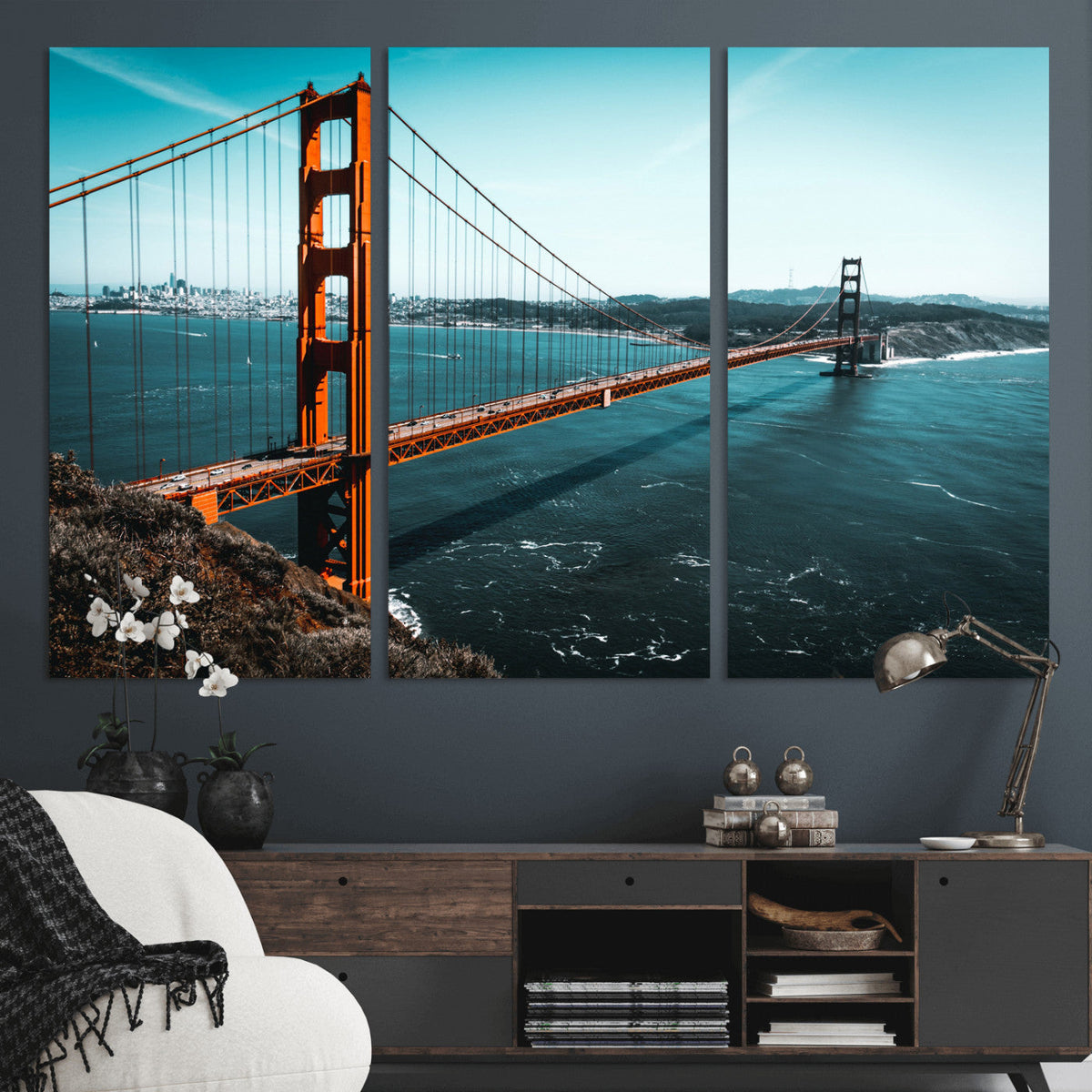 Golden Gate Bridge Wall Art Canvas Print – San Francisco