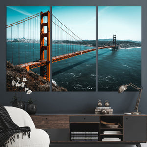 Golden Gate Bridge Wall Art Canvas Print – San Francisco