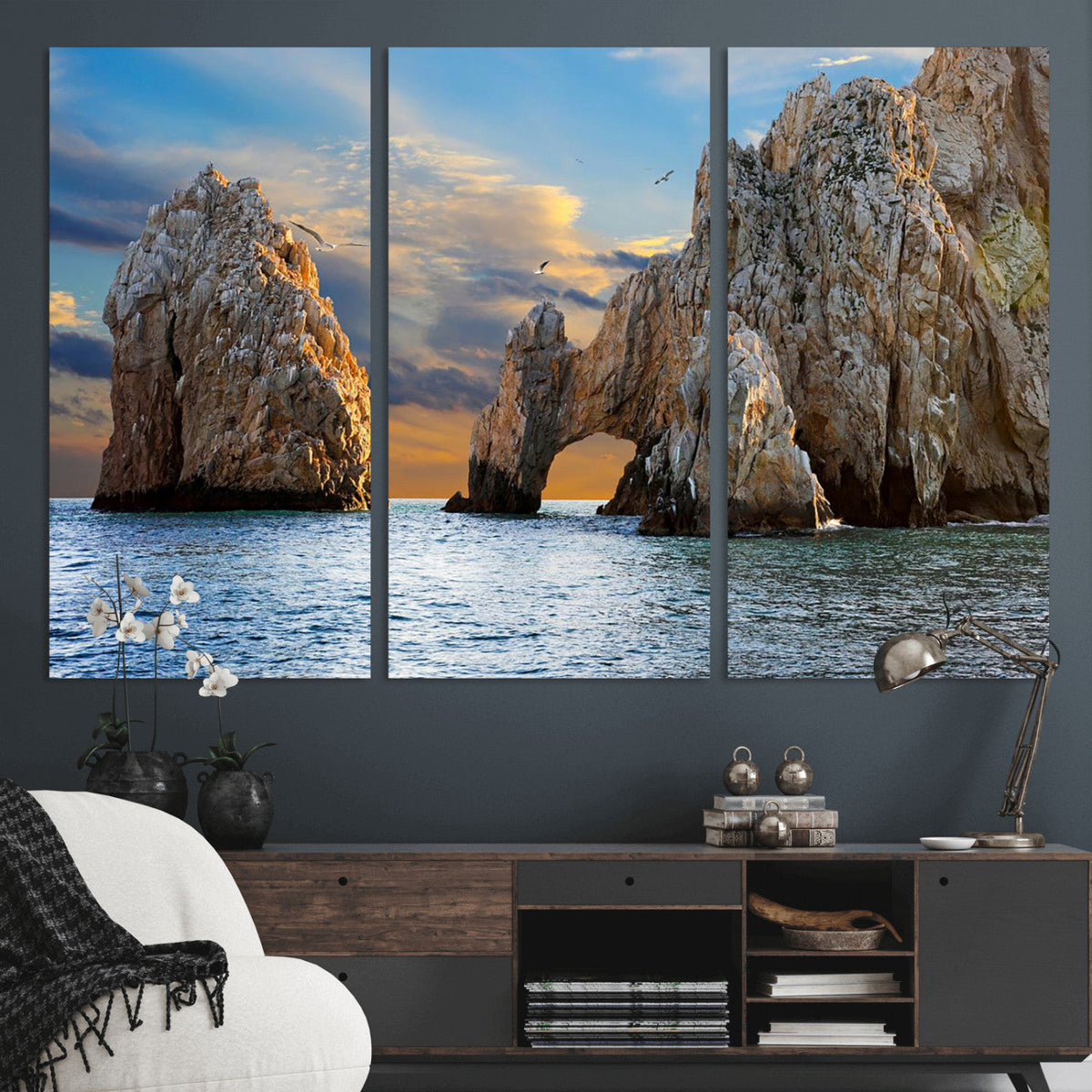 The Arch Cabo San Lucas Ocean Arch Wall Art Canvas Print,
