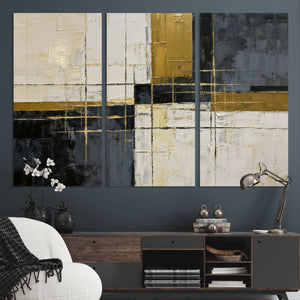 Geometric Abstract Wall Art Canvas Print