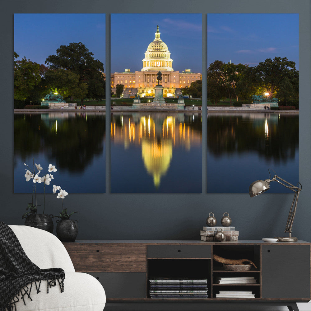 US Capitol Building Wall Art Canvas Print – Washington DC