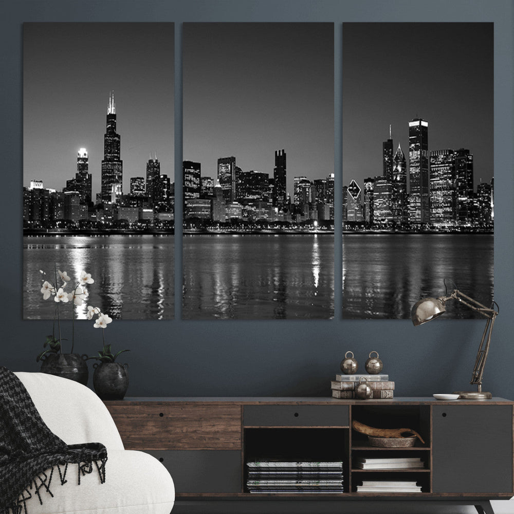 Chicago Wall Art Canvas Print