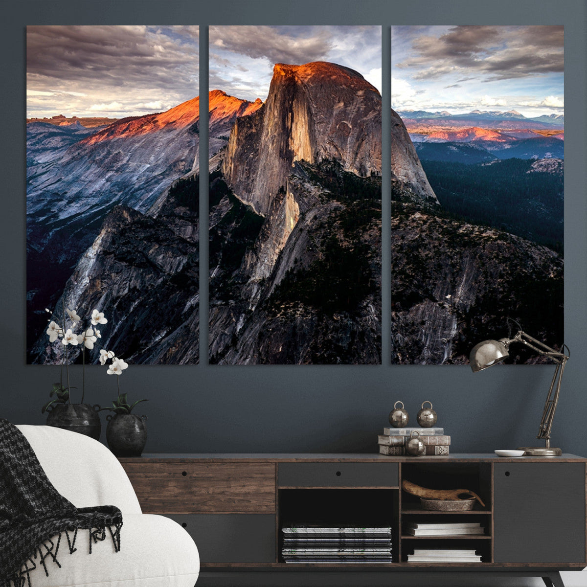 Half Dome Yosemite Wall Art – Majestic Mountain Landscape