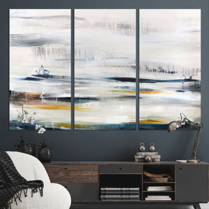 Soft Color Abstract Canvas Print