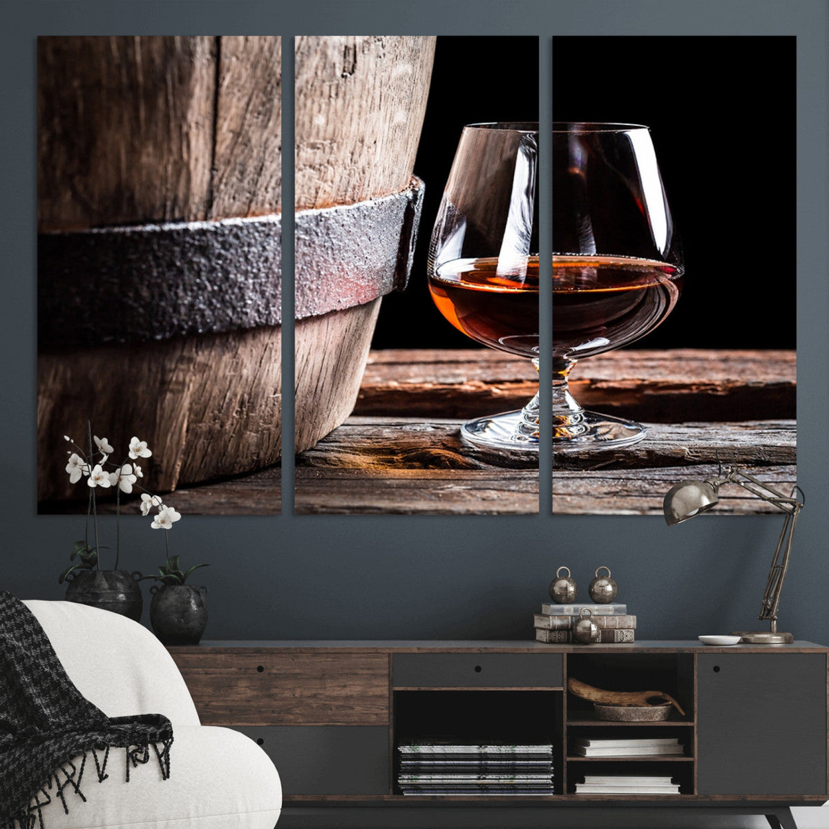 Scots Whiskey Wall Art Canvas Print