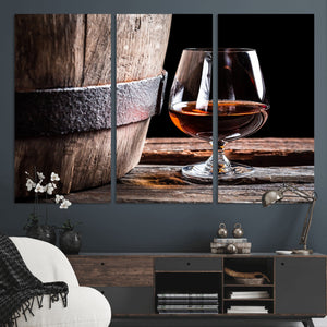 Scots Whiskey Wall Art Canvas Print