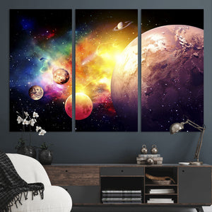 Space and Galaxy Canvas Print