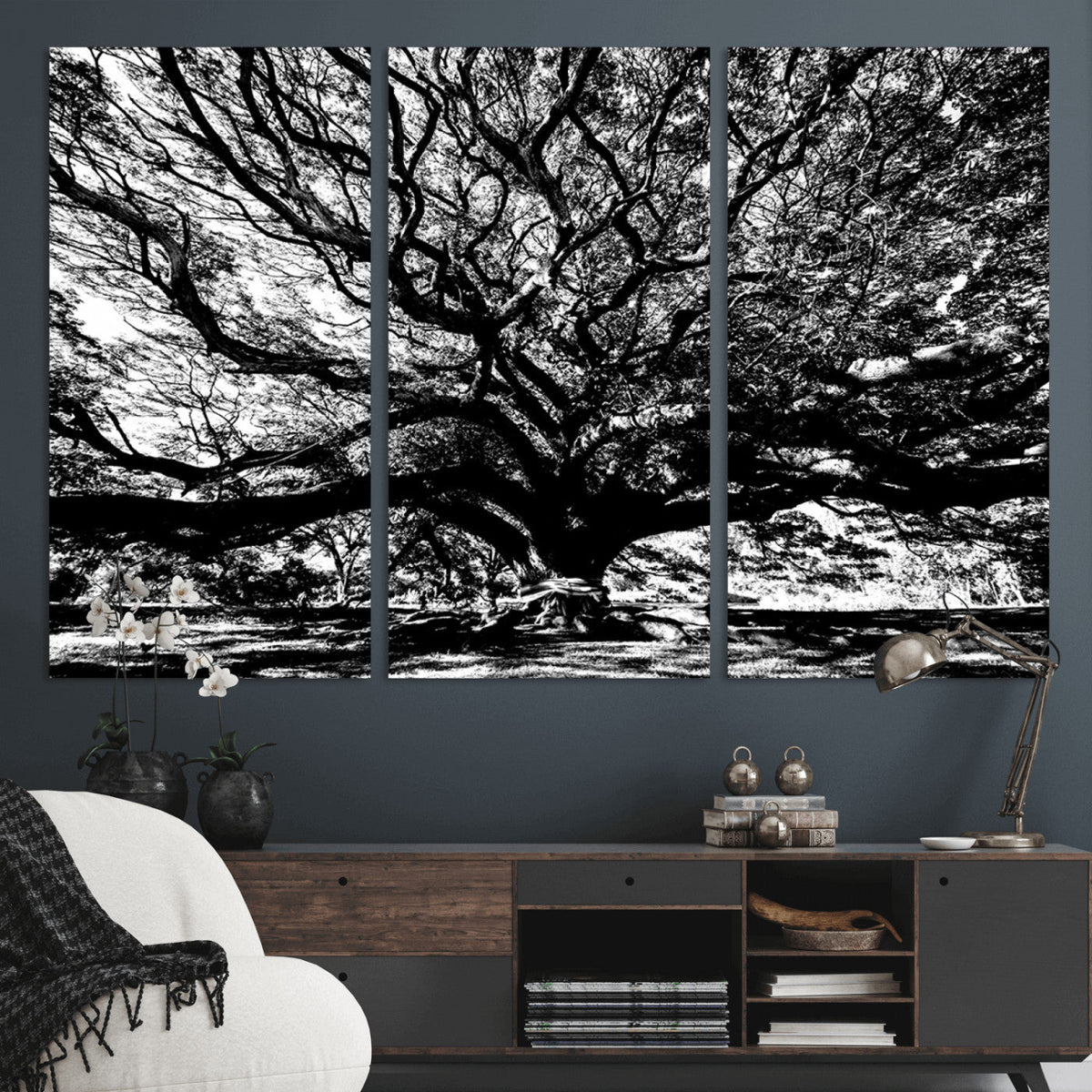 Mighty Angel Oak Wall Art | Angel Oak Tree Art Print