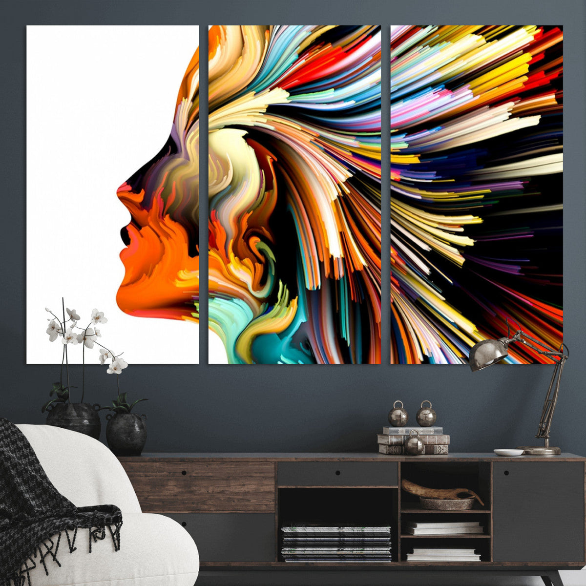 Profile Colors Canvas Print