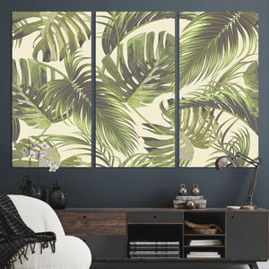 Palm Leaves Canvas Print
