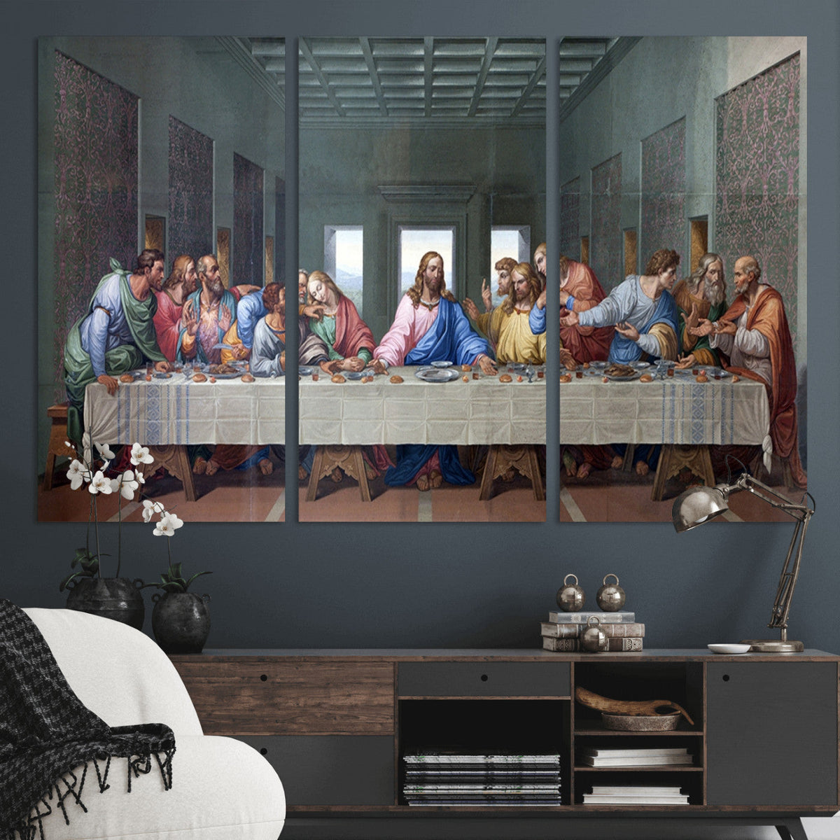 The Last Supper Multi Panel Canvas Wall Art