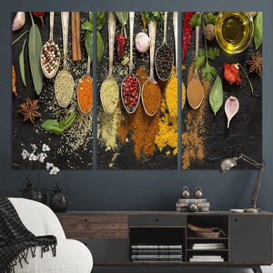 Spices Wall Art Canvas Print