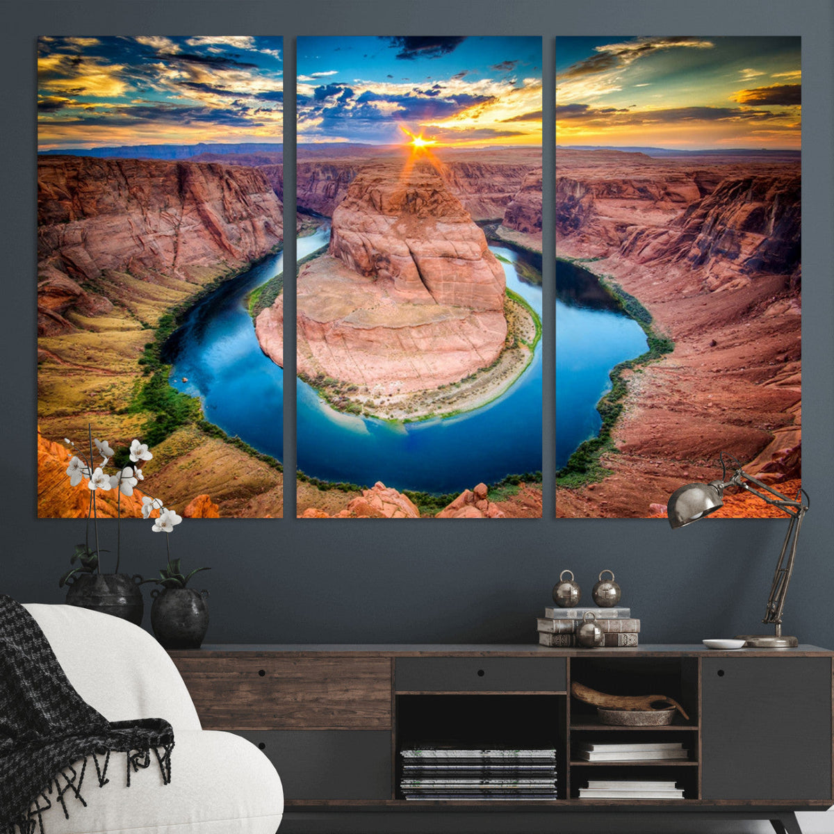 Sunset on the Horseshoe Bend Grand Canyon, Horseshoe Bend