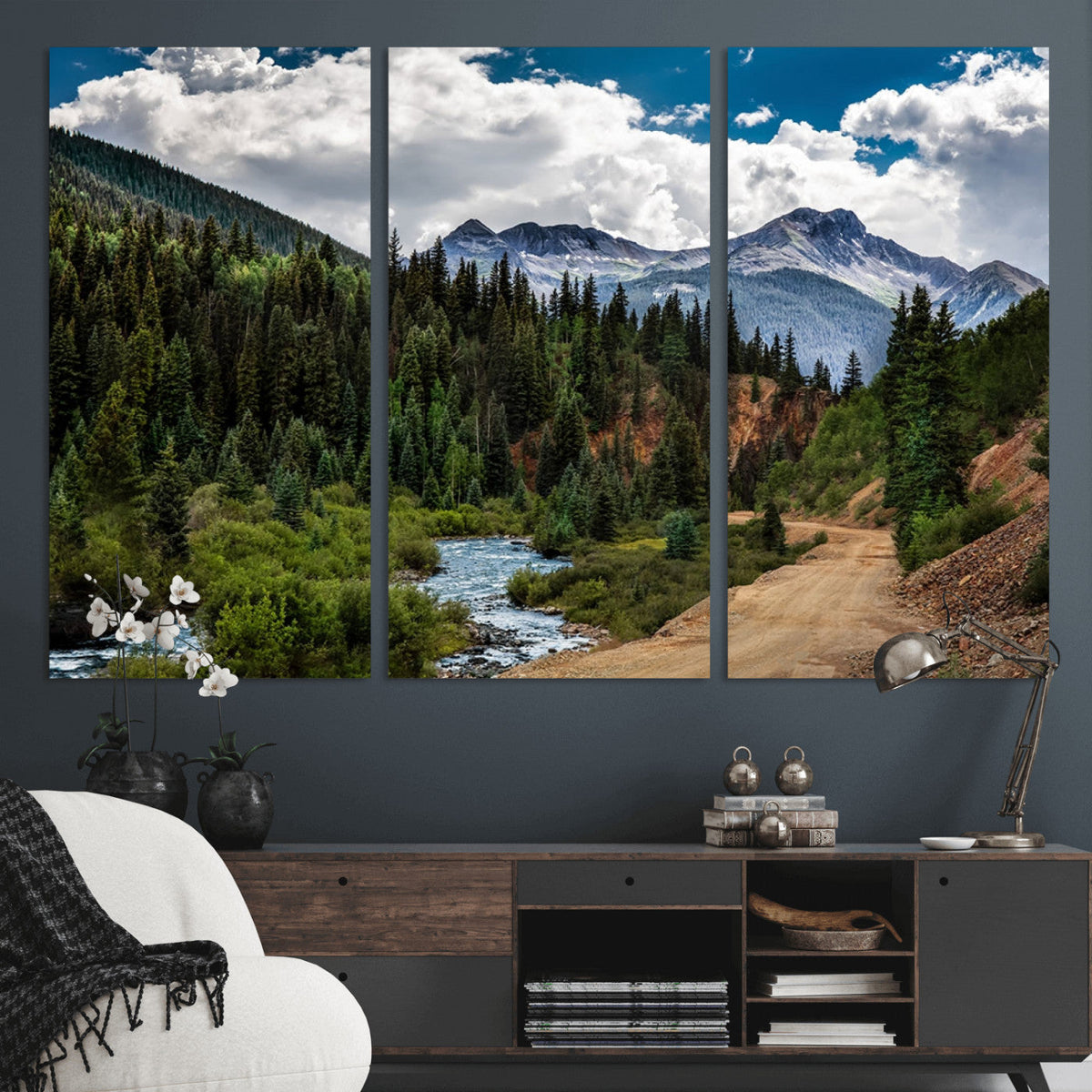 San Juan Nal Forest Wall Art Landscape Canvas Print