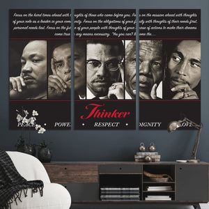 Thinkers of Wall Art Canvas Print - Inspirational Wall Art