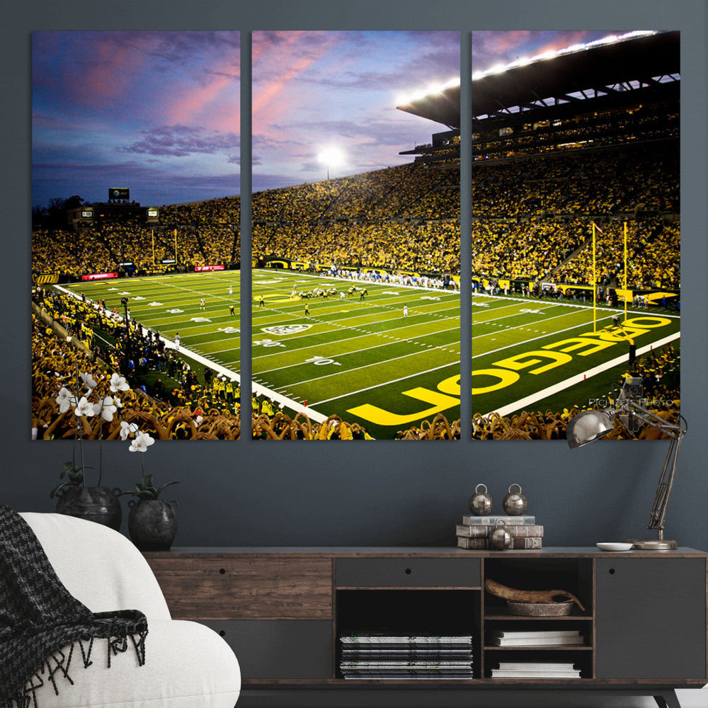 University of Oregon Ducks Football Team Print - Eugene