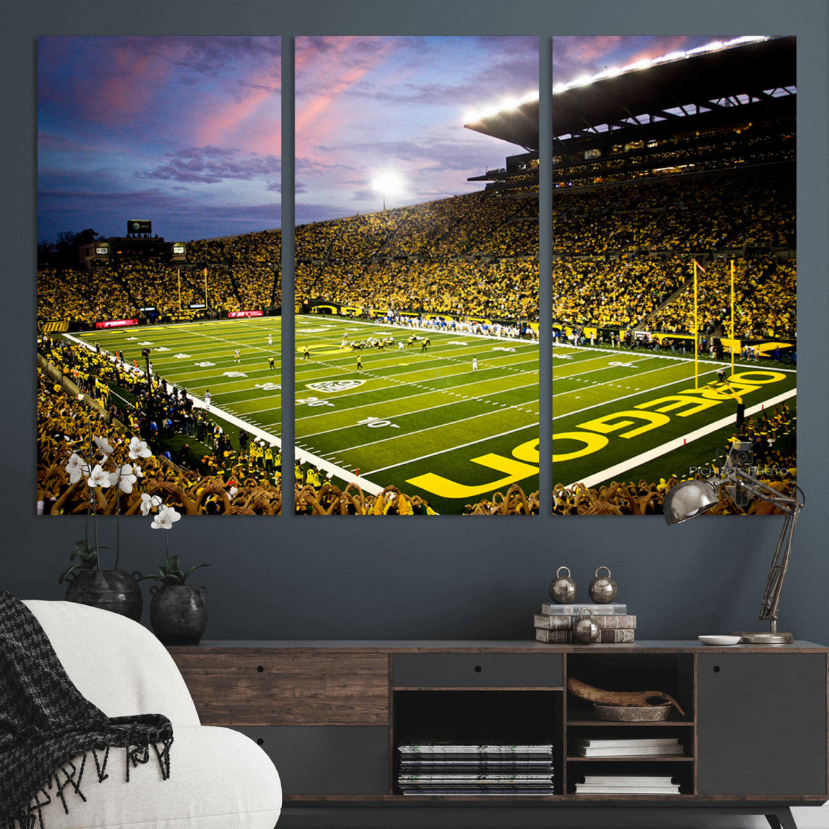 University of Oregon Ducks Football Team Print - Eugene