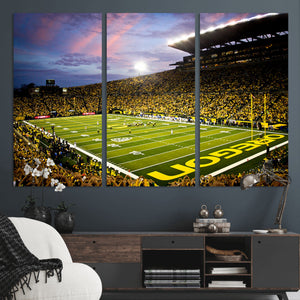 University of Oregon Ducks Football Team Print - Eugene