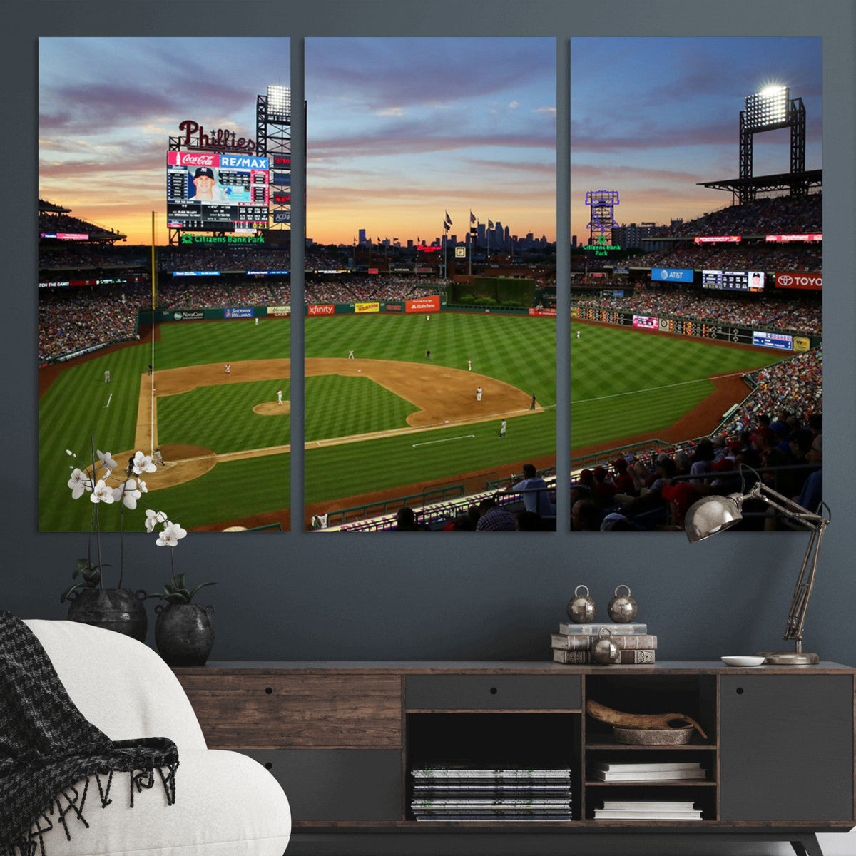 Citizens Bank Park Philadelphia Phillies Wall Art Canvas |