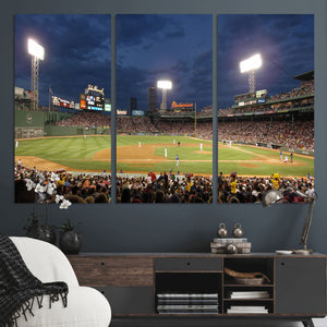 Boston Red Sox Baseball Team Print Canvas - Massachusetts