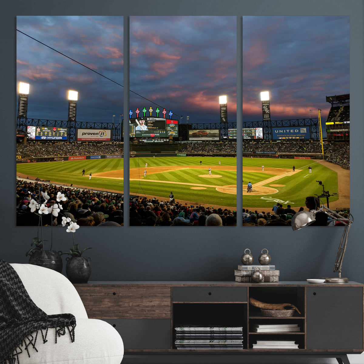 Chicago White Sox Baseball Team Print Canvas- Guaranteed