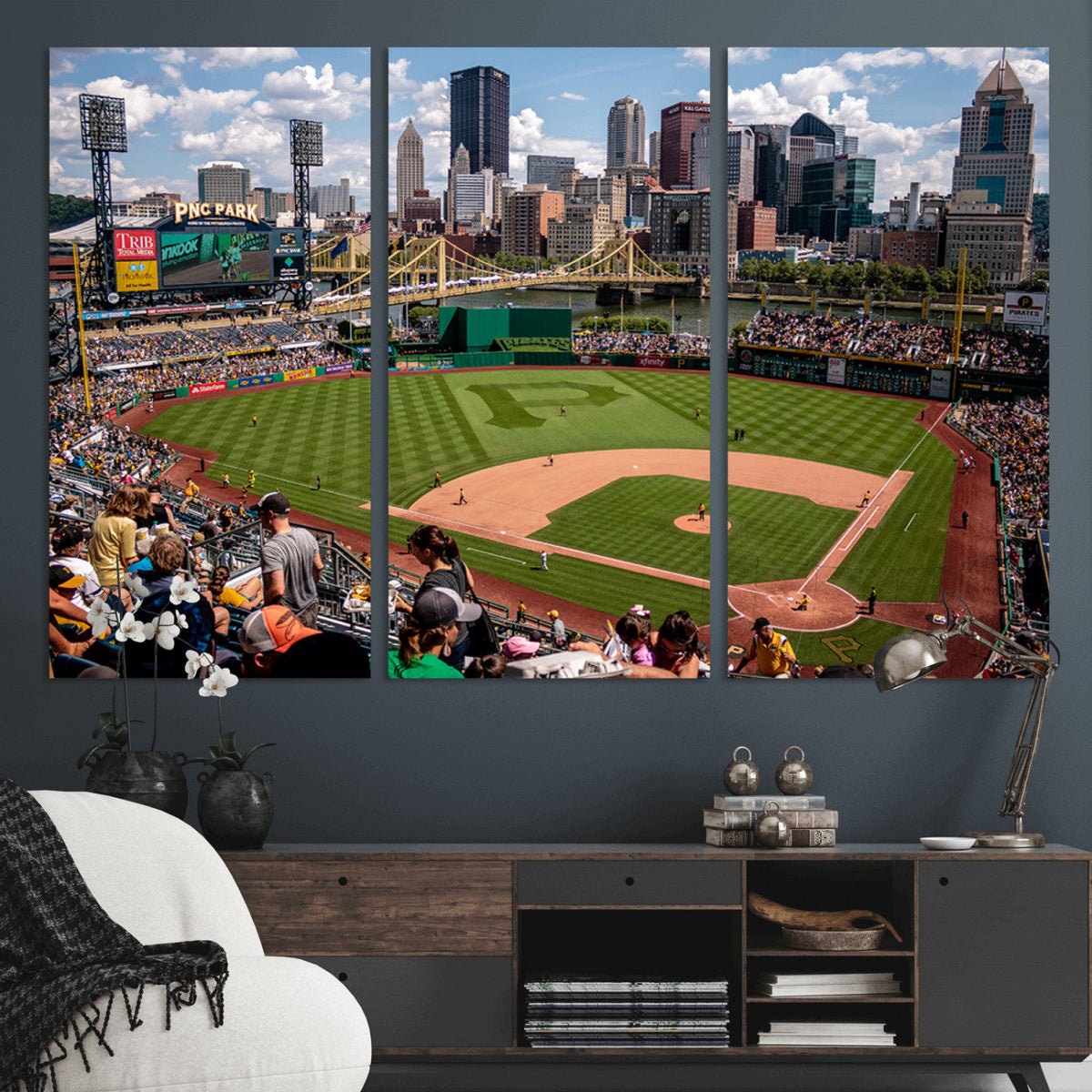 Pittsburgh Pirates Baseball Team Print - PNC Park Stadium