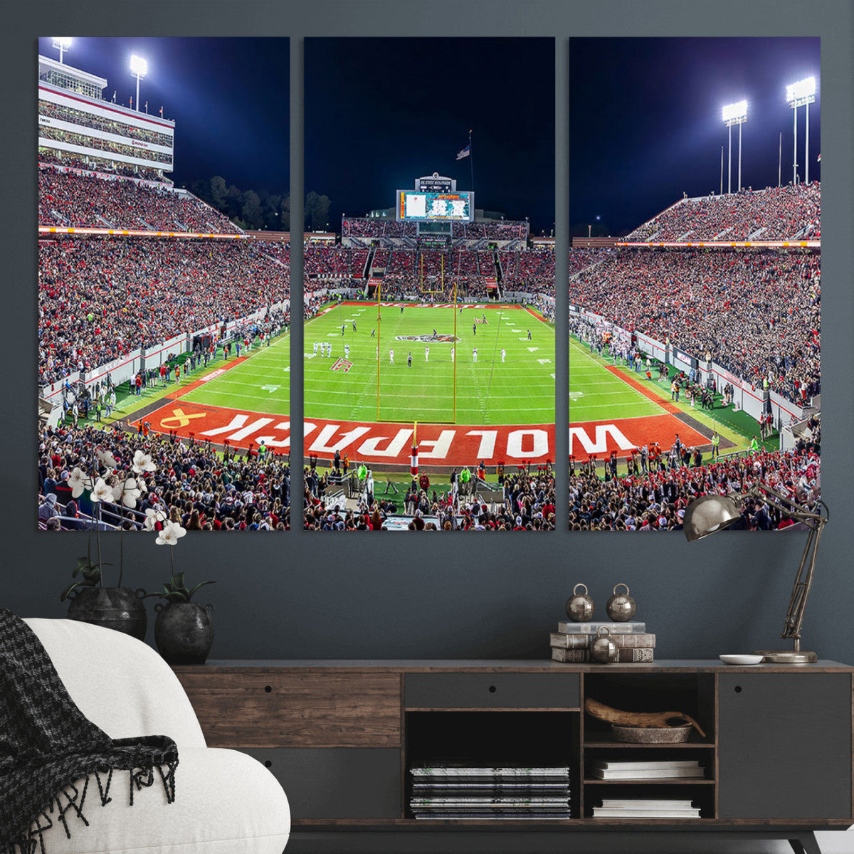 NC State Wolfpack Canvas Print - Raleigh Carter-Finley