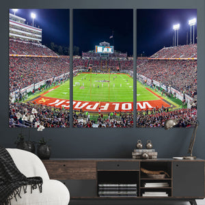NC State Wolfpack Canvas Print - Raleigh Carter-Finley