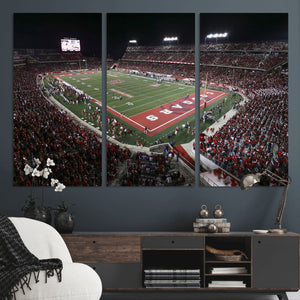 Houston Cougars Football Team Print - Houston TDECU Stadium