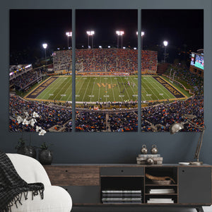 Demon Deacons Print Canvas, Football Team Print -