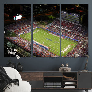Florida Atlantic University Owls Canvas Print, Football Team