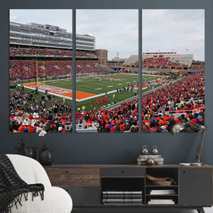 University of Illinois Fighting Illini Football Team Print -