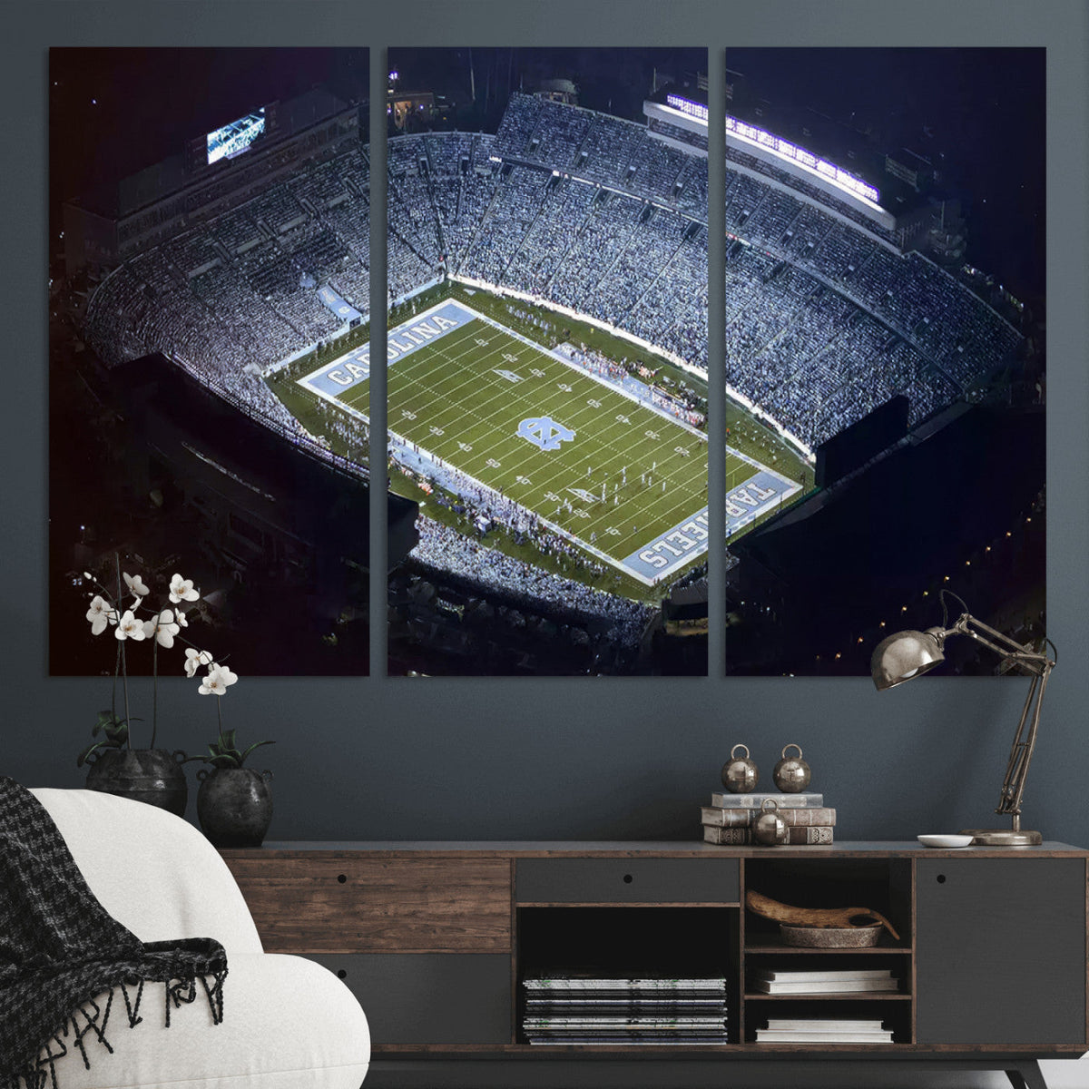 University of North Carolina Tar Heels Football Team Print -