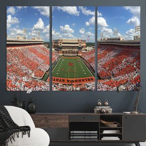 Oklahoma State Cowboys Football Team Print - Stillwater
