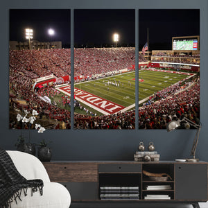 Indiana University Hoosiers Football Team Print Canvas -