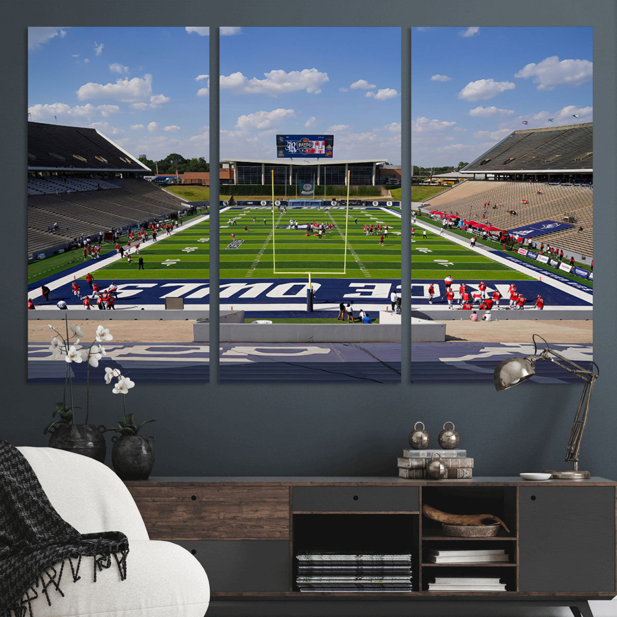 Rice University Owls Football Team Print - Houston Rice